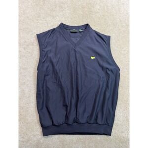 Masters Collection Vest Mens Large Blue Green Augusta National Pullover Golf